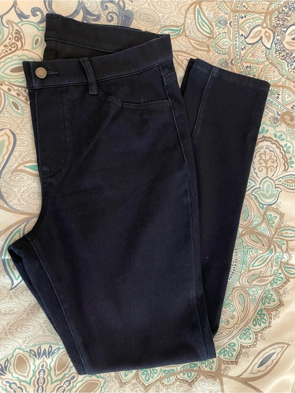 NWOT Uniqlo Deep Blue Dark Wash Stretch Skinny Jeans/Jeggings